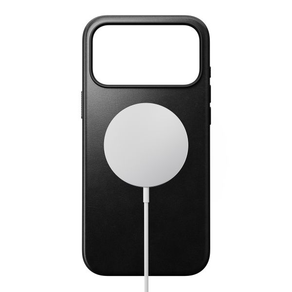 Nomad Coque Modern Horween Leather Apple iPhone 17 Pro Max - Noir