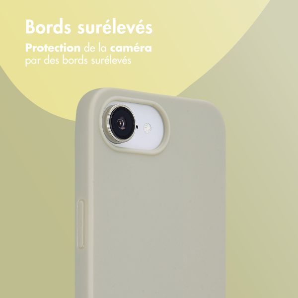 imoshion Coque Couleur Apple iPhone 17e / 16e - Gris