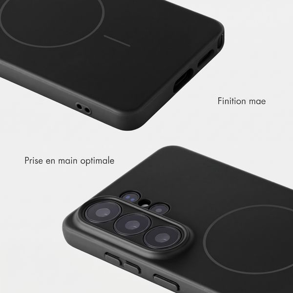 Accezz Coque Grip avec MagSafe Samsung Galaxy S26 Ultra - Noir