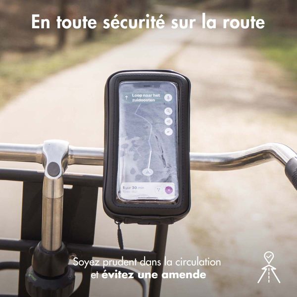 imoshion Support de téléphone pour vélo avec coque - Universel - Noir