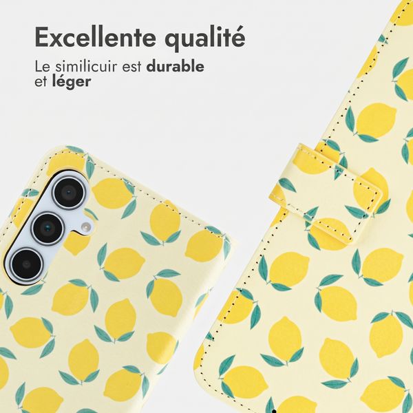 imoshion Étui de télephone portefeuille Design Samsung Galaxy A35 - Citrus Dream