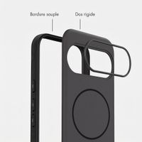 imoshion Coque arrière Color avec Thin MagSafe Ring Google Pixel 9 / 9 Pro - Noir