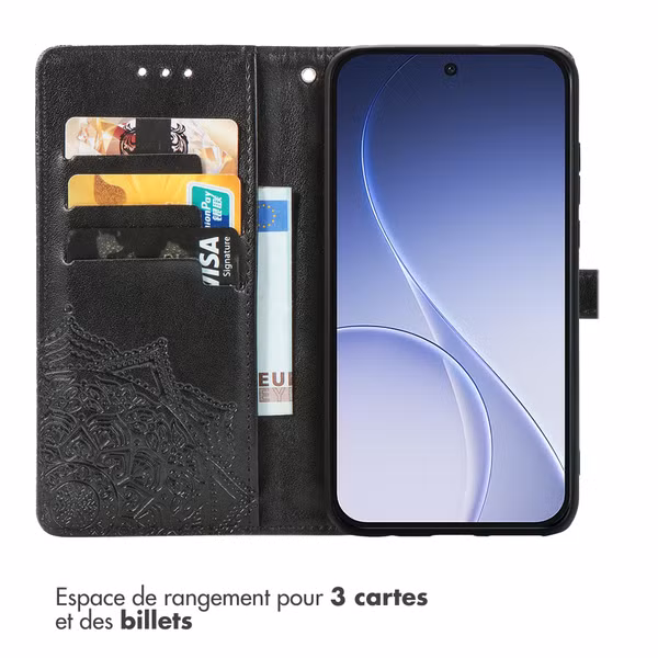 imoshion Etui de télephone Mandala Oppo Reno15 Pro (5G) - Noir