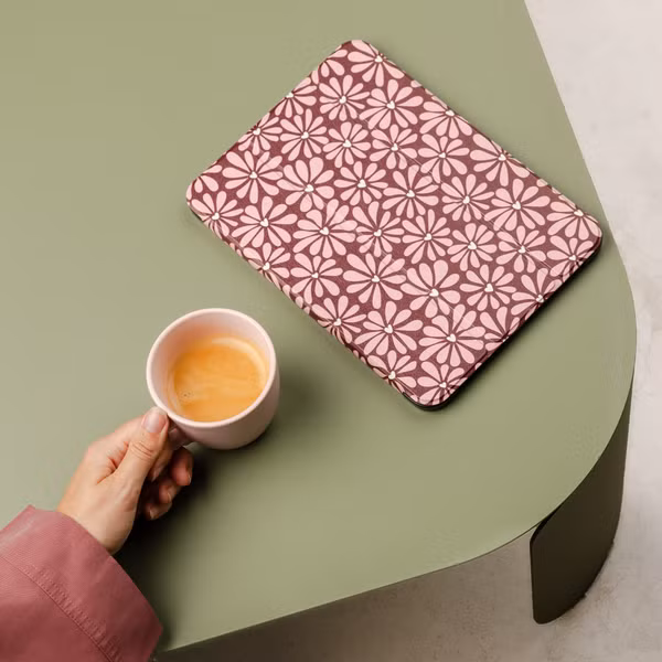 imoshion Coque tablette Design Trifold Samsung Galaxy Tab S11 / S12 Ultra - Bloom Love Blush