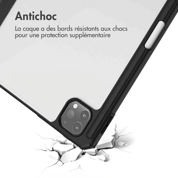 imoshion Coque tablette rigide Trifold Apple iPad Pro 12.9 (2018/2020/2021/2022) - Noir