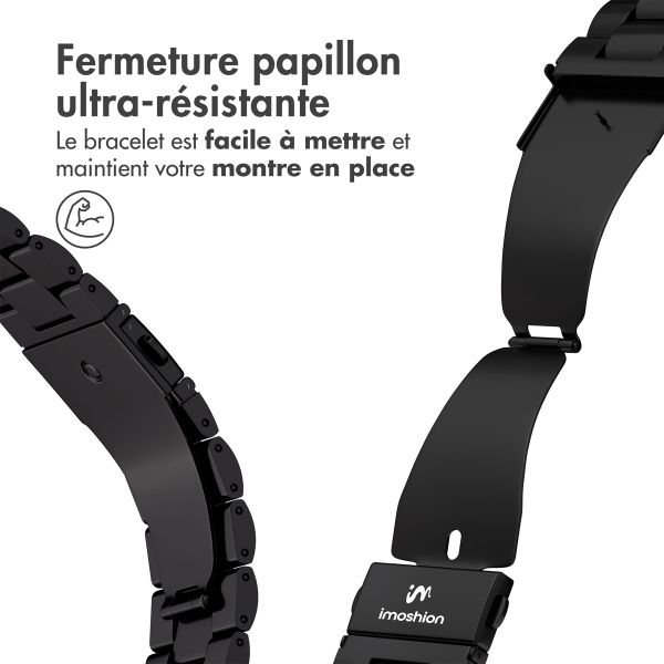 imoshion Bracelet en acier Samsung Galaxy Fit 3 - Noir