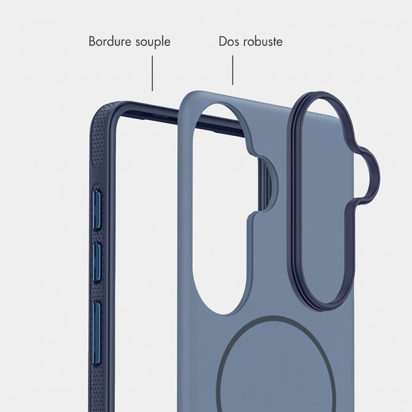 imoshion Coque arrière Color avec Thin MagSafe Ring Samsung Galaxy S26 - Bleu foncé