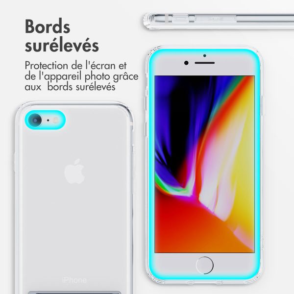 imoshion Coque Stand Apple iPhone SE (2022 / 2020) / 8 / 7 - Transparent