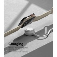 Ringke Style de lunette Apple Watch 7 / 8 / 9 - 41 mm - Hairline Plain Silver