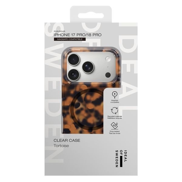 iDeal of Sweden Coque Clear MagSafe Apple iPhone 18 Pro / 17 Pro - Tortoise