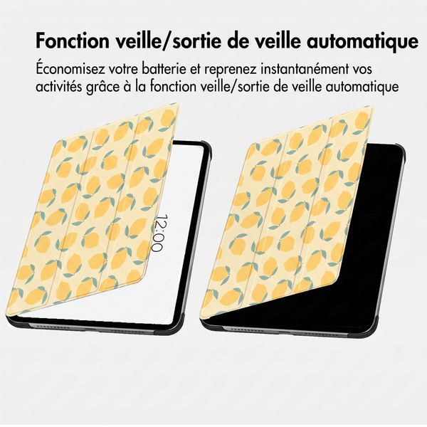 imoshion Coque tablette Design Trifold Samsung Galaxy Tab A11 Plus / A9 Plus - Citrus Dream