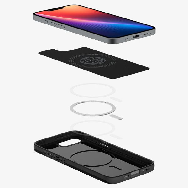 Spigen Coque Thin Fit avec MagSafe Apple iPhone 17e / 16e - Noir