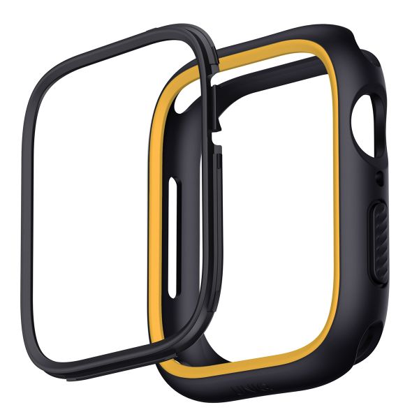 Uniq Coque Moduo avec lunette Apple Watch - 40 / 41 mm - Midnight (Black/Mustard)