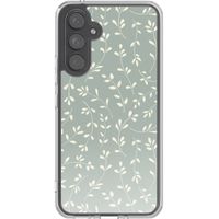 imoshion Coque Design Samsung Galaxy A54 (5G) - Smoke Green Flowers