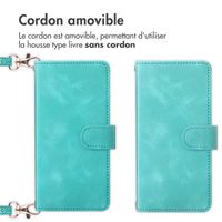 imoshion Etui de télephone portefeuille avec cordon Samsung Galaxy S23 FE - Turquoise