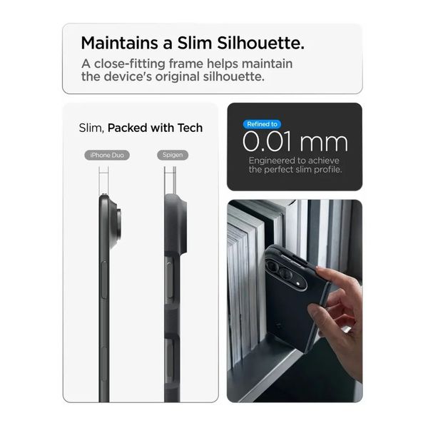 Spigen Coque Nano Pop MagFit Apple iPhone Duo - Black Sesame