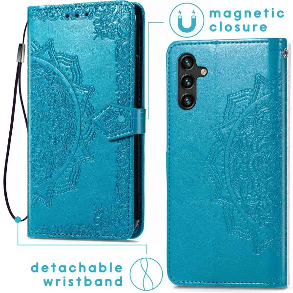 imoshion Etui de télephone Mandala Samsung Galaxy A13 (5G) / A04s - Turquoise