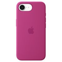 Apple Coque en silicone Apple iPhone 17e / 16e - Fuchsia