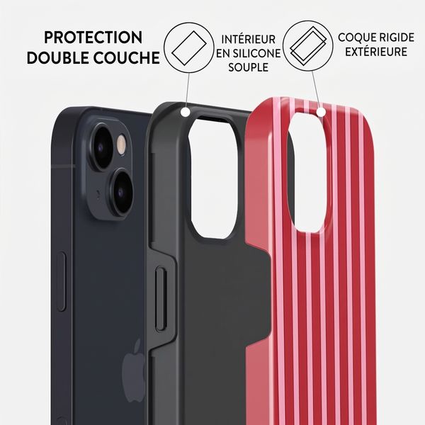 Burga Coque Tough MagSafe Apple iPhone 15 - Strawberry Jam