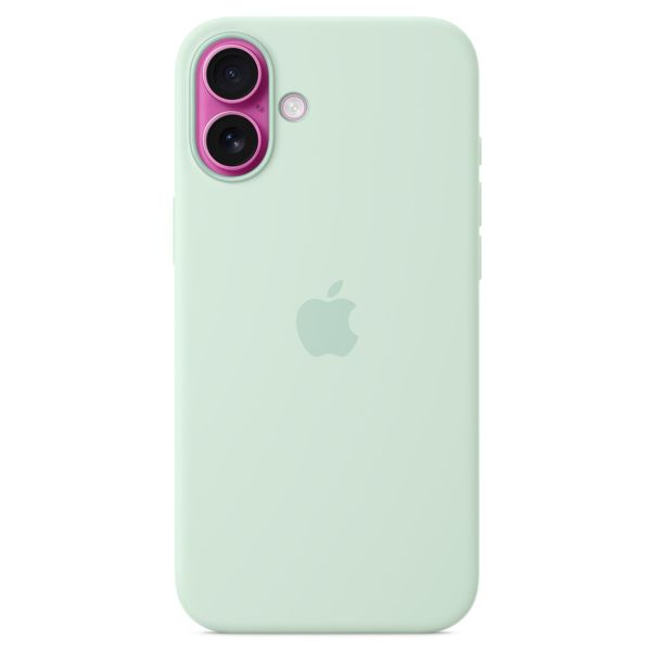 Apple Coque en silicone MagSafe Apple iPhone 16 Plus - Aquamarine