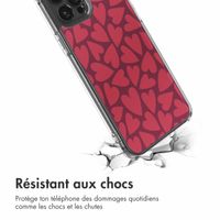 imoshion Coque Design Apple iPhone 12 (Pro) - Hearty Coral Dust