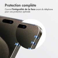Accezz Protecteur d'écran en verre trempé + Applicateur Apple iPhone 15 Pro