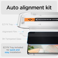 Spigen Protection d'écran en verre trempé GLAStR Privacy Applicator - lot de 2 Google Pixel 9 / 9 Pro / 10 / 10 Pro