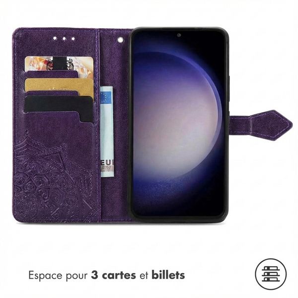 imoshion Etui de télephone Mandala Samsung Galaxy S23 FE - Violet