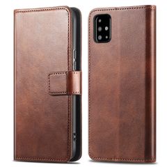 imoshion Étui de télephone portefeuille de luxe Samsung Galaxy A71 - Marron foncé