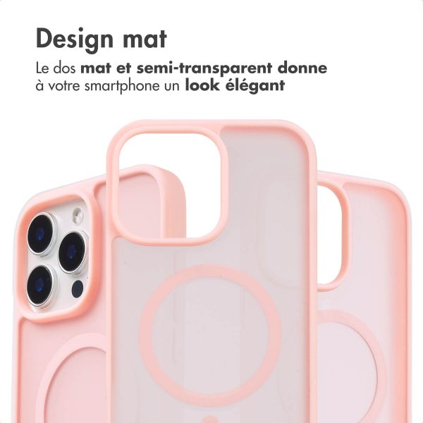 imoshion Coque Color Guard avec MagSafe Apple iPhone 16 Pro - Rose clair