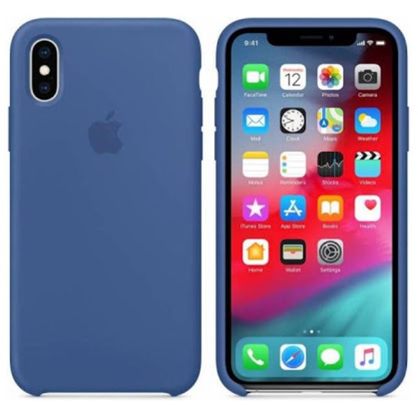 Apple Coque en silicone Apple iPhone X / Xs - Delft Blue