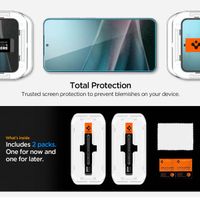 Spigen Protection d'écran en verre trempé GLAStR Privacy Applicator - lot de 2 Samsung Galaxy S24 Plus / S25 Plus