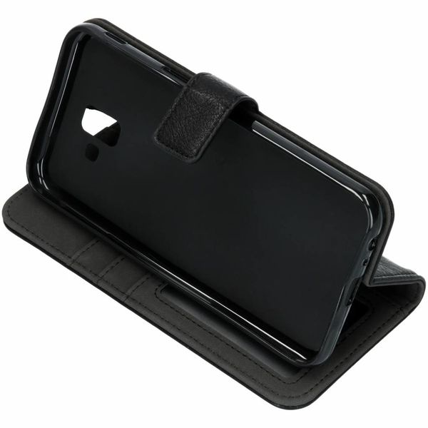 Étui de télephone portefeuille Samsung Galaxy J6 Plus - Noir