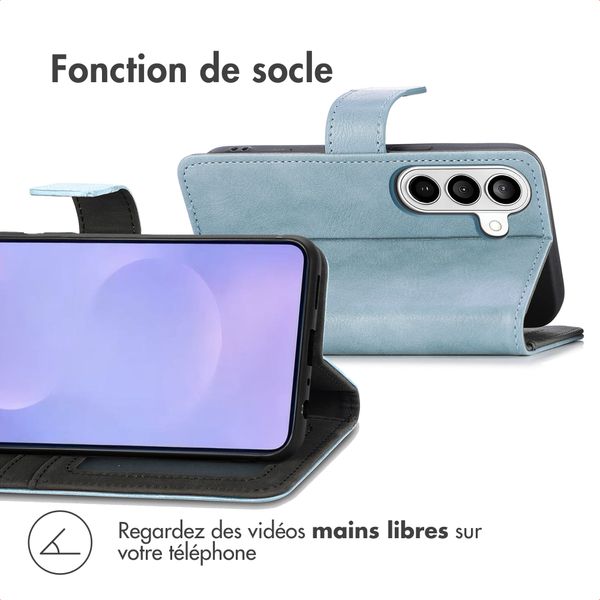 imoshion Étui de télephone portefeuille de luxe Samsung Galaxy S26 - Bleu clair