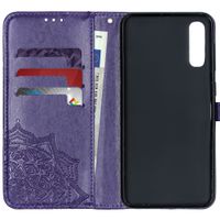 Etui de télephone portefeuille Mandala Samsung Galaxy A50 / A30s - Violet