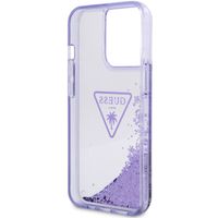 Guess Coque Liquid Glitter Apple iPhone 14 Pro Max - Violet