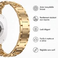 Selencia Bracelet Chain Samsung Galaxy Watch 9 (40/44mm) / Watch 8 (40/44mm) / Classic (46mm) - Doré