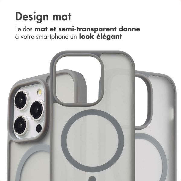 imoshion Coque Color Guard avec MagSafe Apple iPhone 14 Pro - Gris