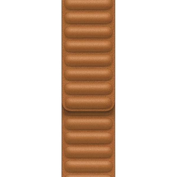 Apple Bracelet Leather Link Apple Watch | 44/45/46/49 mm - Taille M/L - Golden Brown
