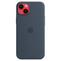 Apple Coque en silicone MagSafe Apple iPhone 14 Plus - Storm Blue