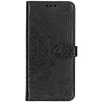 Etui de télephone portefeuille Mandala Samsung Galaxy S10 Plus - Noir