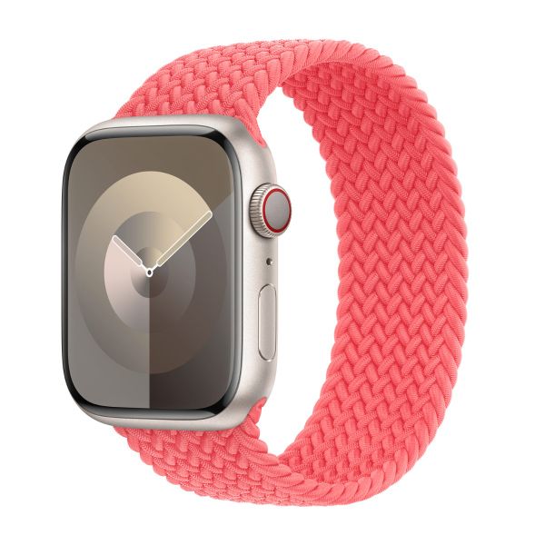 Apple 5 Pack Bracelet Solo tressé Apple Watch | 44/45/46/49 mm - Taille 10 - Lavender/ Maize/ Lake Green/ Guave/ Storm Blue