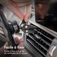 imoshion Support de téléphone 3-in-1 pour voiture - Rotatif à 360° - Universel - Tableau de bord / Pare-brise / Grille de ventilation - Noir