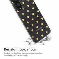 imoshion Coque Design Samsung Galaxy S25 Edge - Golden Hearts