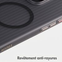 Accezz Coque arrière Lite avec MagSafe | Fluted | Apple iPhone 16 Pro Max - Gris