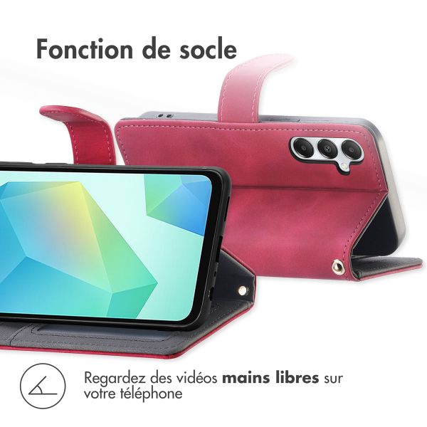 imoshion Etui de télephone portefeuille avec cordon Samsung Galaxy A16 - Rouge