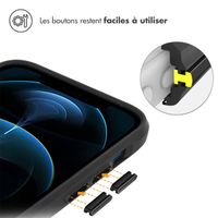 imoshion Rugged Hybrid Carbon Case Apple iPhone 12 (Pro) - Noir