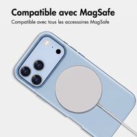 imoshion Coque arrière Color avec Thin MagSafe Ring Apple iPhone 18 Pro / 17 Pro - Bleu clair