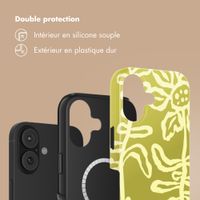 Selencia Coque arrière Vivid avec MagSafe Apple iPhone 17 - Chalky Bloom