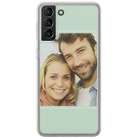 Concevez votre propre coque transparente Samsung Galaxy S21 Plus - Transparent
